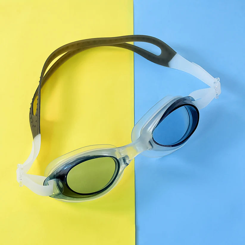 Konex anti-fog uv-protected swimming goggles for adults