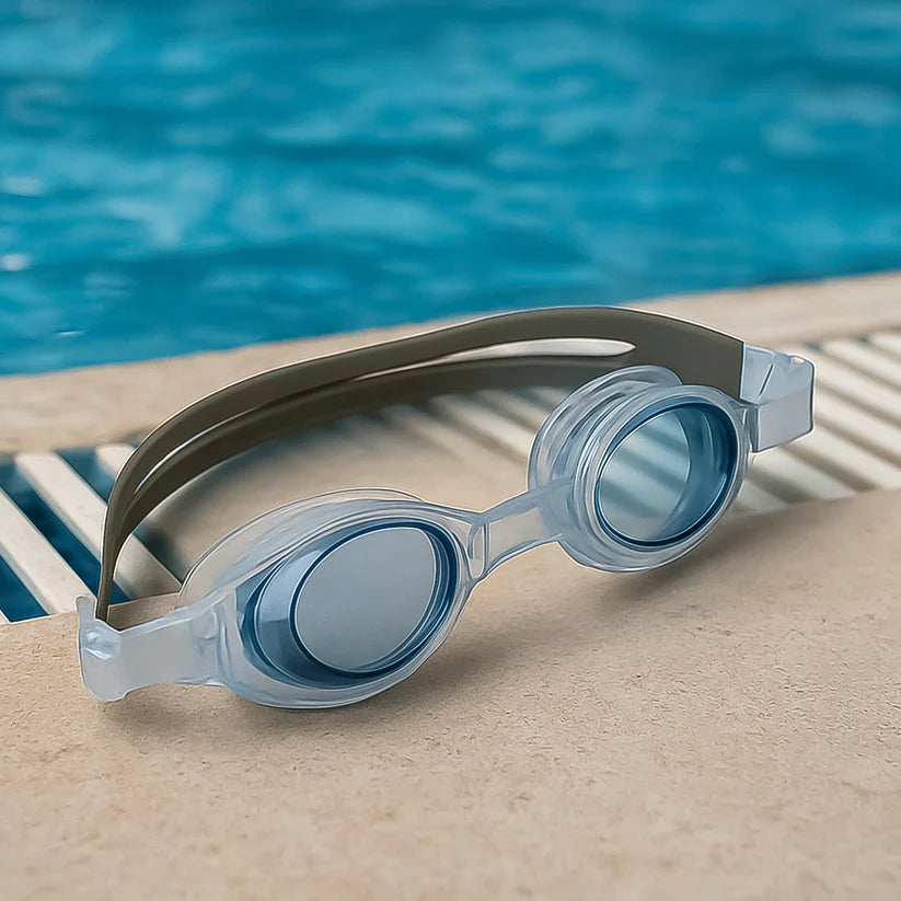 Konex anti-fog uv-protected swimming goggles for adults