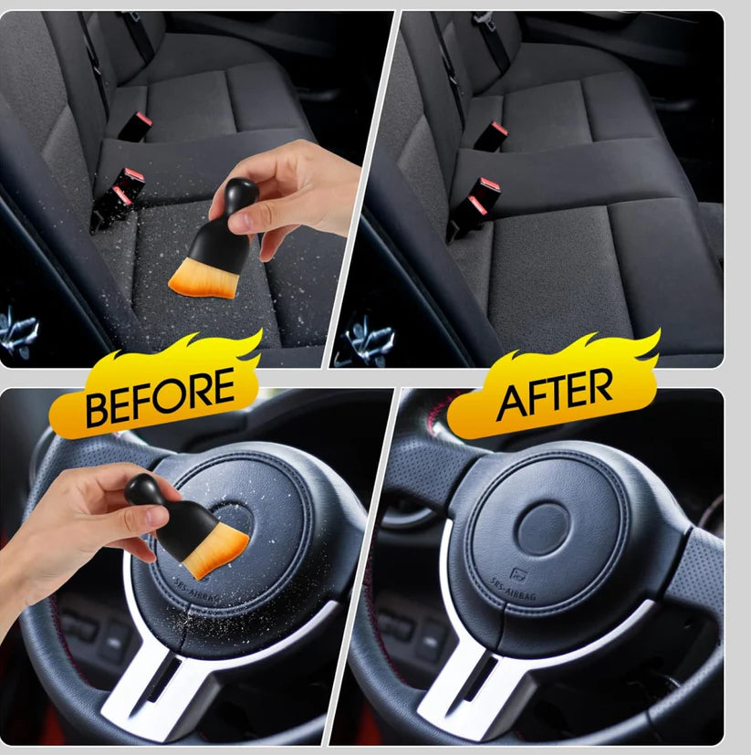 Mini soft car interior cleaning brush – dust removal tool (1 pc)